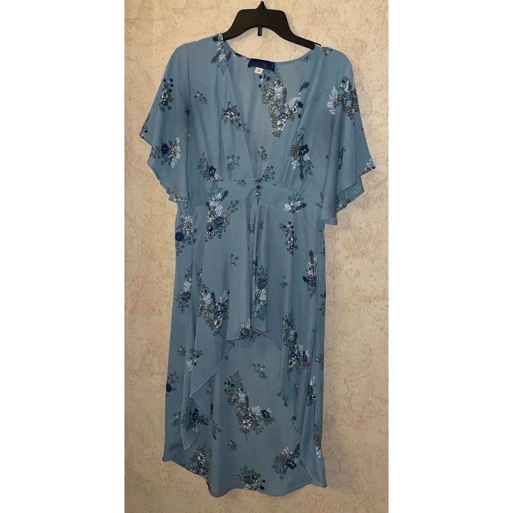 Floral High Low Kimono